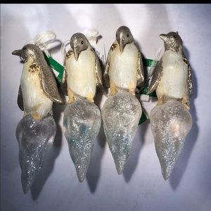 Penguin ornaments (set of 4)